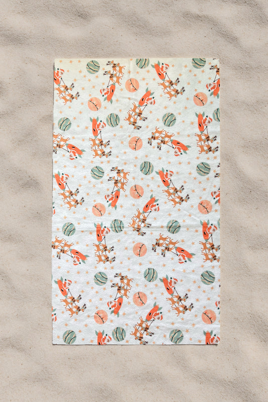 Space Coast Christmas Towel