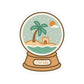 Florida Snow Globe Sticker