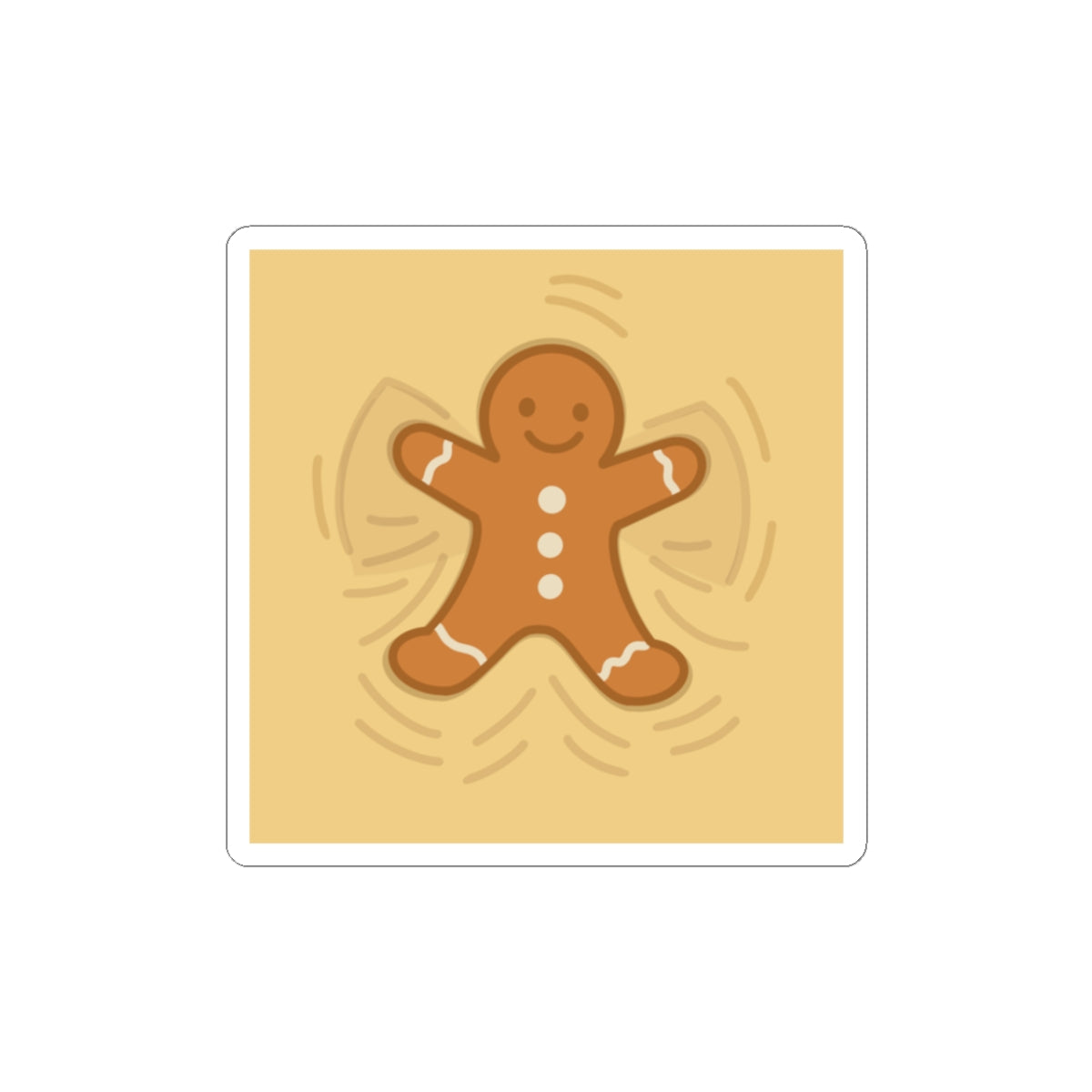 Gingerbread Vacation Sticker