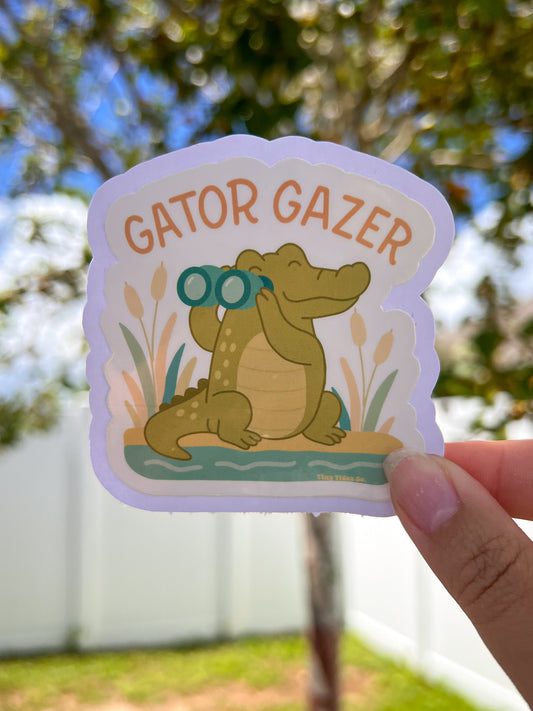 Gator Gazer Sticker
